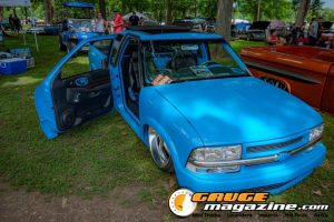 Custom trucks on display during Slamology 2026 Trucks