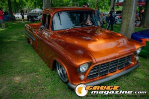 Custom trucks on display during Slamology 2026 Trucks