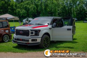 Custom trucks on display during Slamology 2026 Trucks