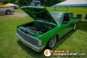 Custom trucks on display during Slamology 2026 Trucks