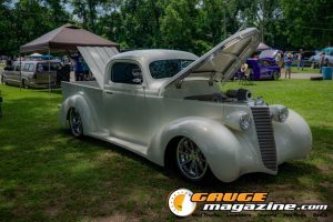 Custom trucks on display during Slamology 2026 Trucks