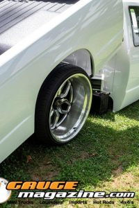 Custom trucks on display during Slamology 2026 Trucks