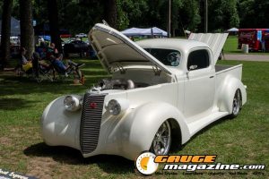 Custom trucks on display during Slamology 2026 Trucks