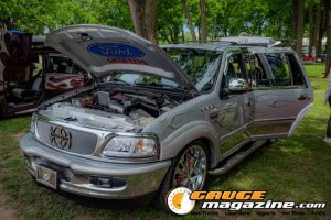 Custom trucks on display during Slamology 2026 Trucks